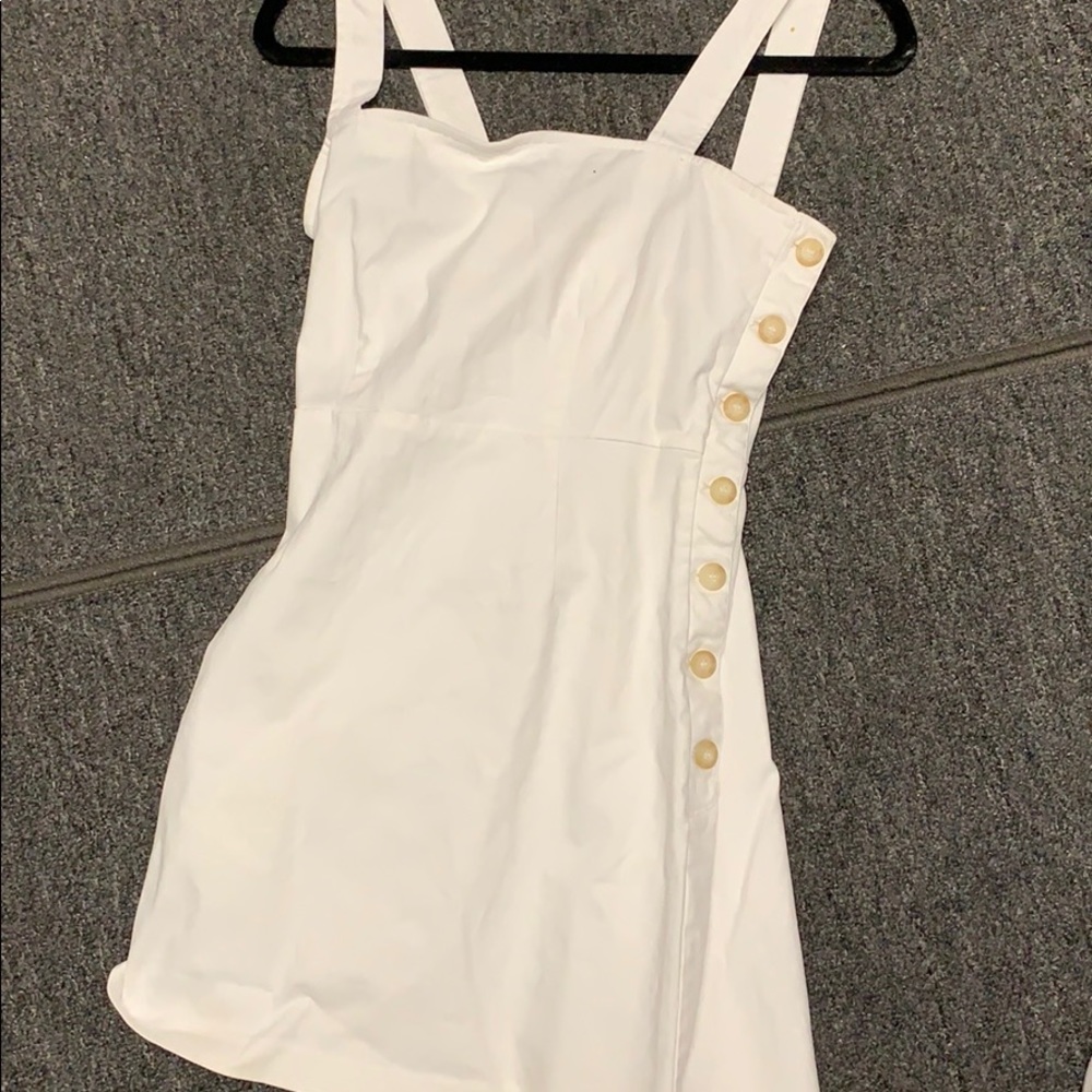 WHITE MINI DRESS - Picture 2 of 2